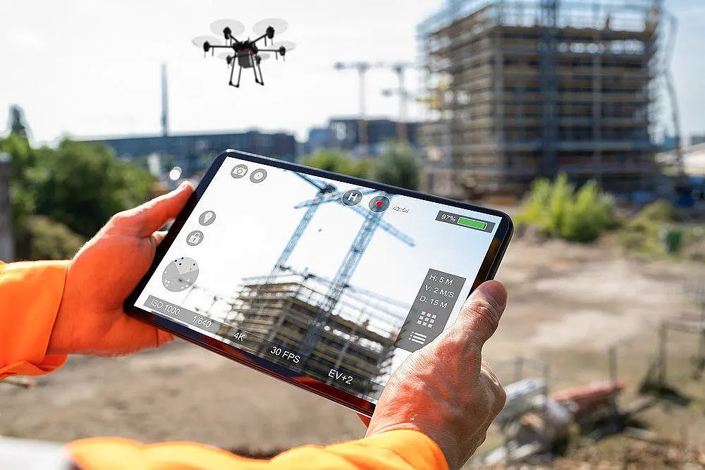 Drone Mapping for Calculations on Construction Sites