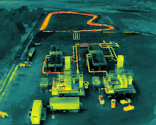Thermal drone imaging example