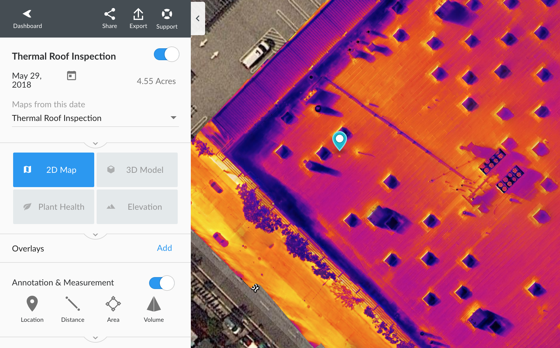 Thermal roof sample 2